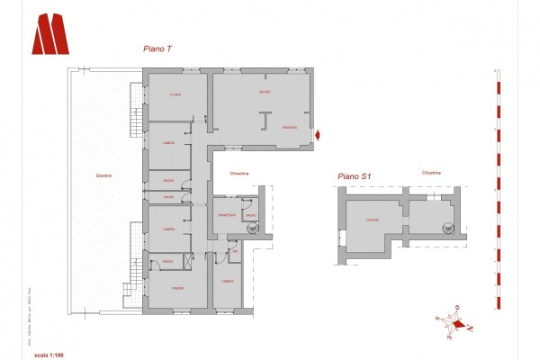 Liegi 247 mq con giardino carrabile
